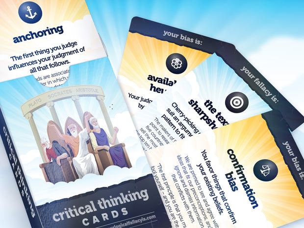 Stocking Stuffer: 3 x Critical Thinking Cards