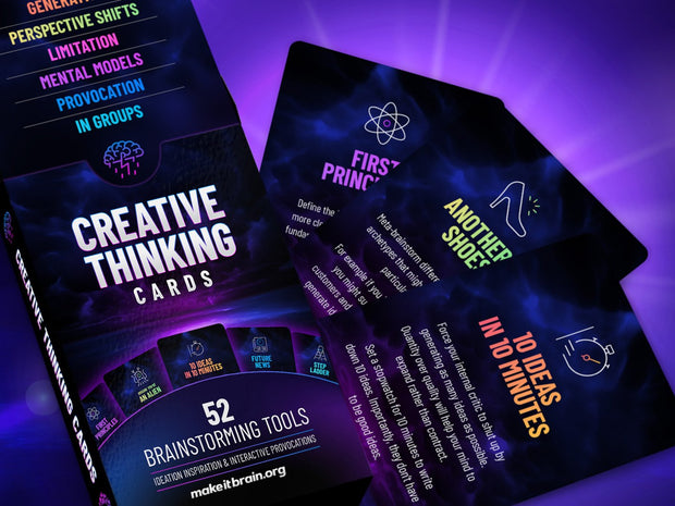 3 x Creative Thinking Cards Bundle